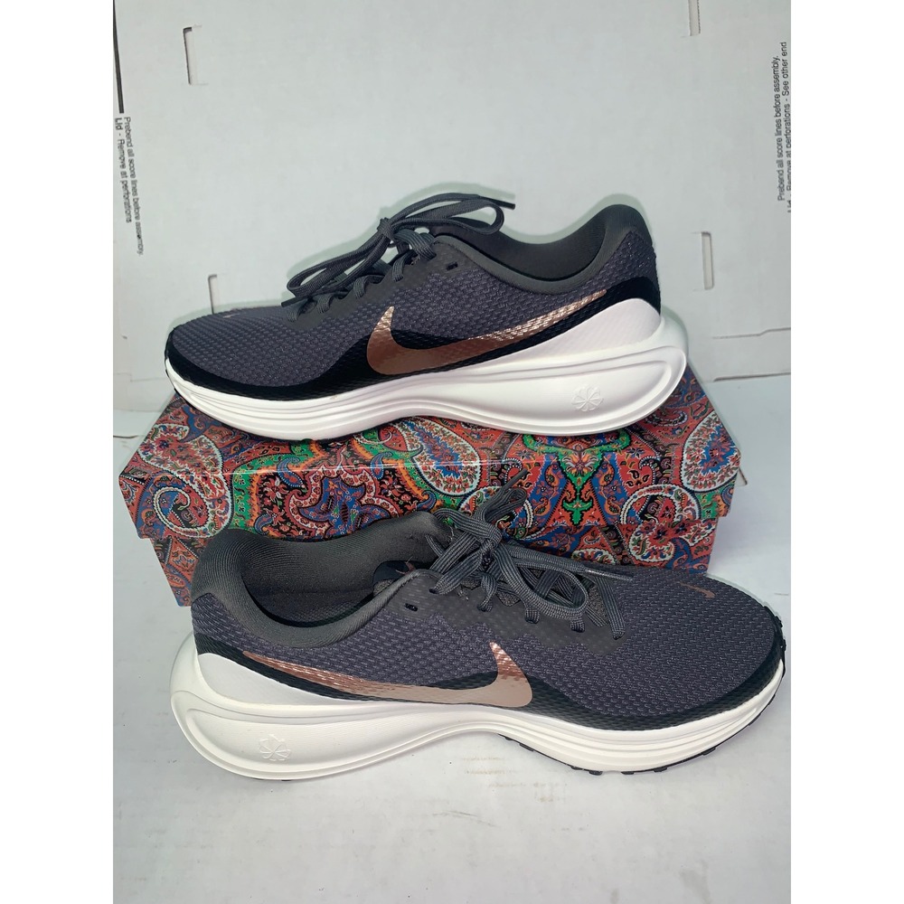 Nike Motiva Anthracite Rose Gold Running Shoes HJ8485-200 Womens 8